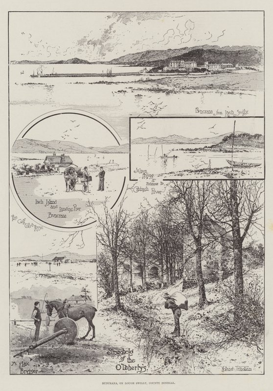 Buncrana, på Lough Swilly, County Donegal av Joseph Holland Tringham