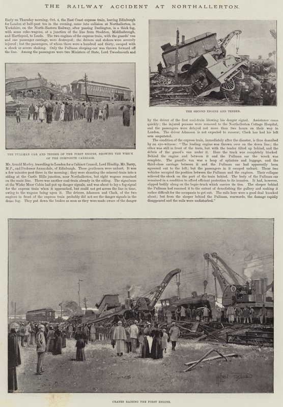 Järnvägsolyckan i Northallerton av Joseph Holland Tringham