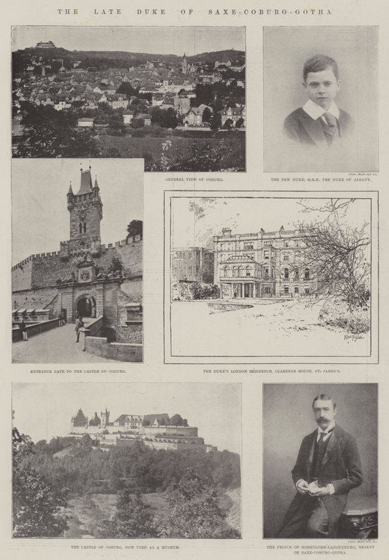 Den framlidne hertigen av Saxe-Coburg-Gotha av Joseph Holland Tringham