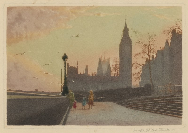 Houses of Parliament, Westminster av Joseph Kirkpatrick