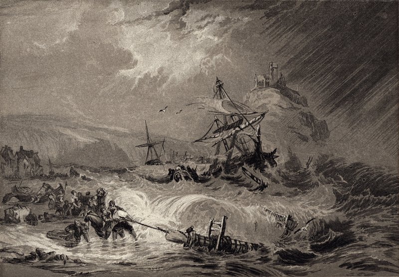 St Michaels berg av Joseph Mallord William Turner