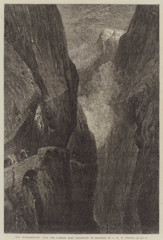 Djävulens bro av Joseph Mallord William Turner