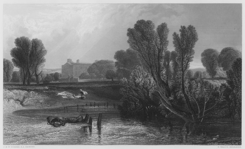 På Themsen av after Joseph Mallord William Turner