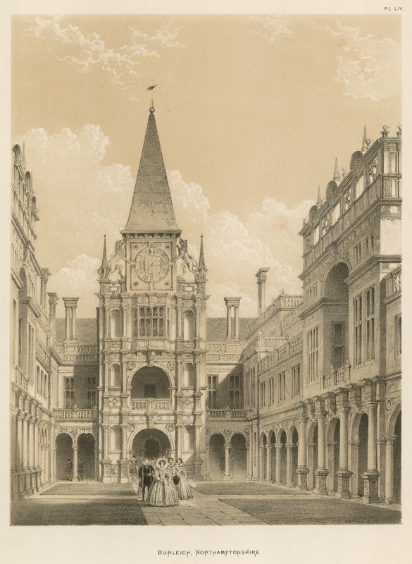 Burleigh, Northamptonshire av Joseph Nash