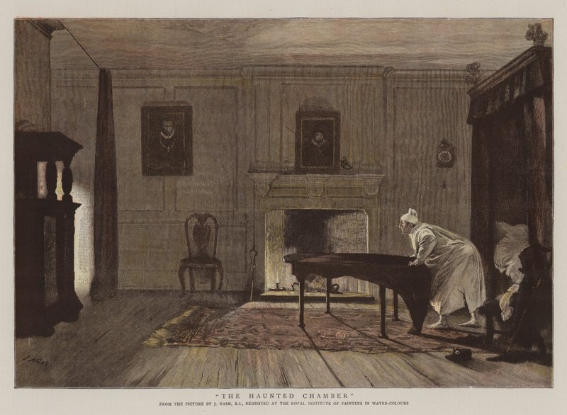 Den jagade kammaren (chromolitho) av Joseph Nash