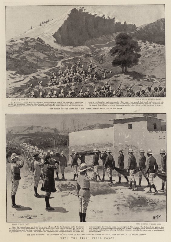 Med Tirah Field Force av Joseph Nash
