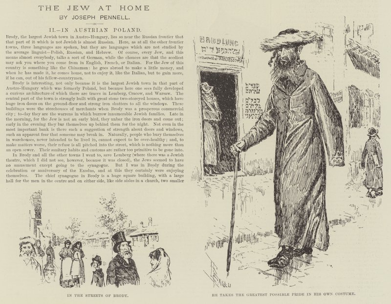 The Jew at Home, av Joseph Pennell av Joseph Pennell