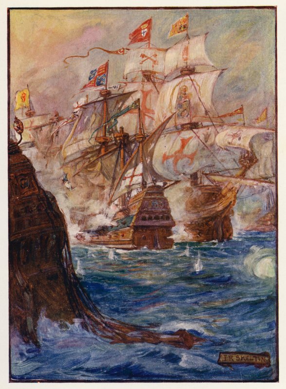 Erövringen av Gibraltar av Joseph Ratcliffe (after) Skelton