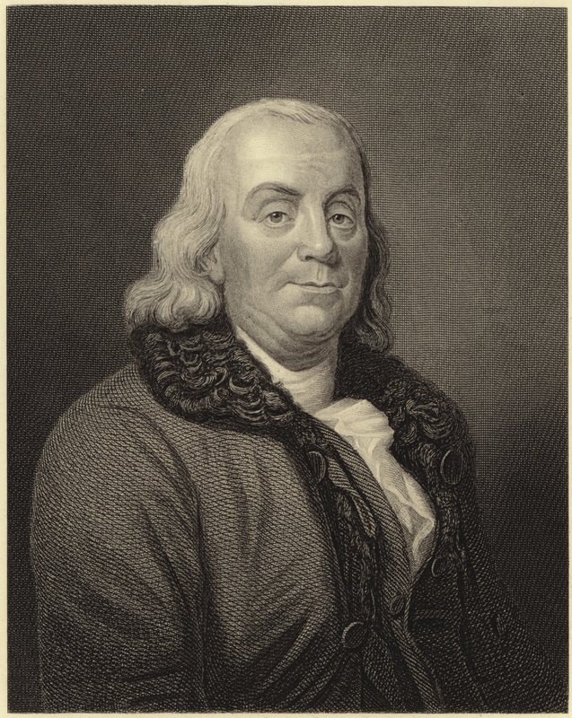 Benjamin Franklin av Joseph Siffred Duplessis