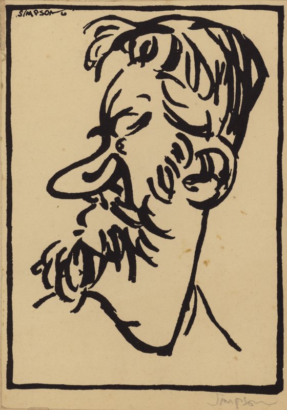 George Bernard Shaw av Joseph Simpson