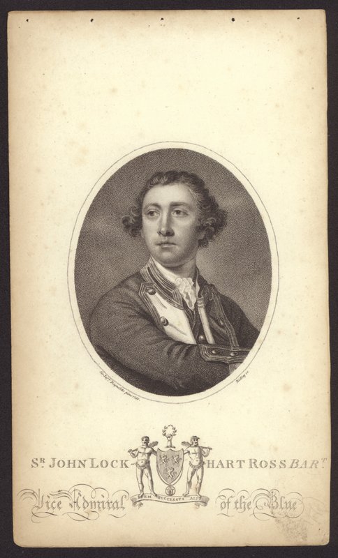 Sir John Lockhart-Ross, brittisk amiral (gravyr) av Joshua (after) Reynolds