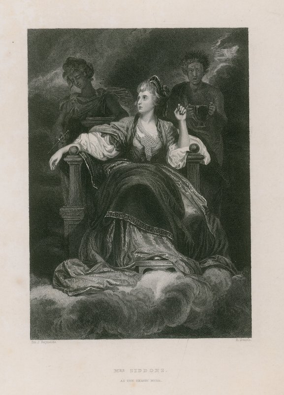 Mrs Siddons som den tragiska musan av Joshua Reynolds