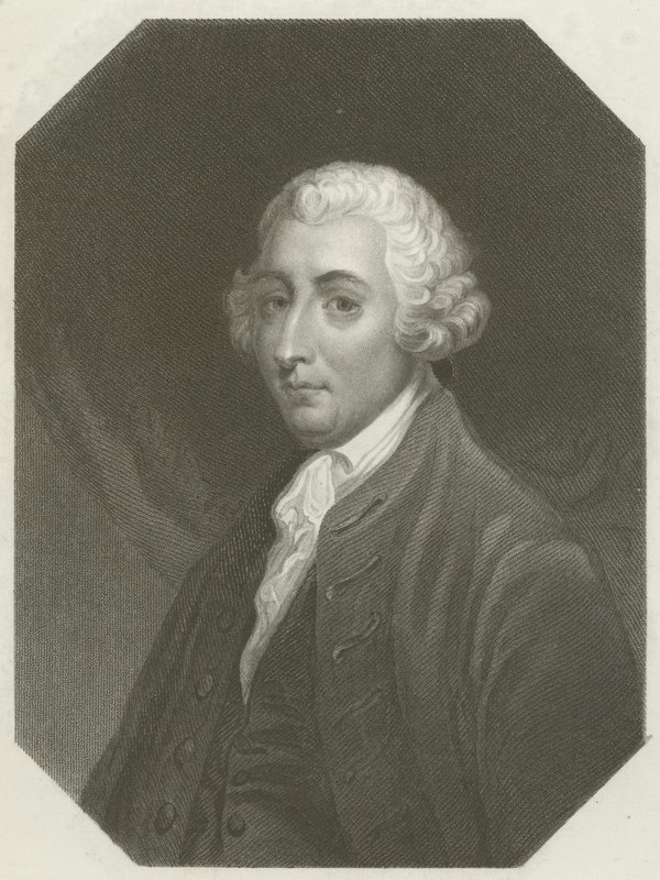 Porträtt av Tobias Smollett av Joshua Reynolds
