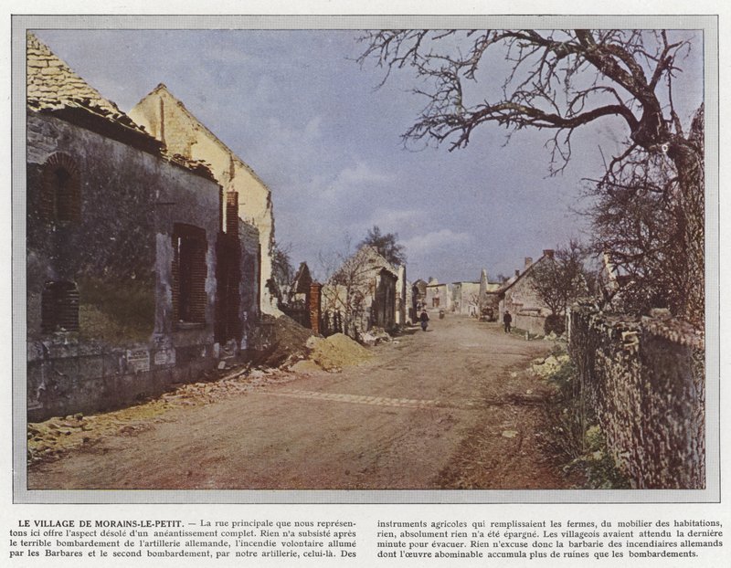 Byn Morains-le-Petit av Jules Gervais Courtellemont