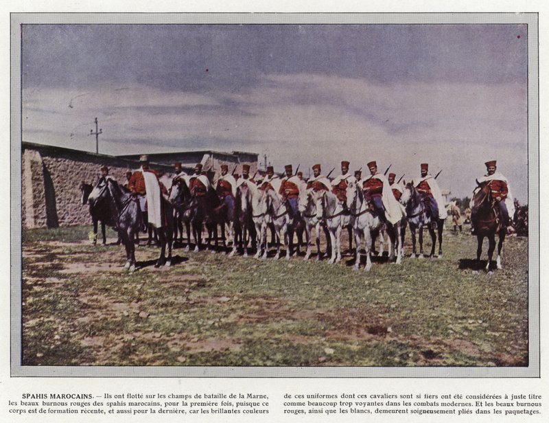 Marockansk spahis av Jules Gervais Courtellemont