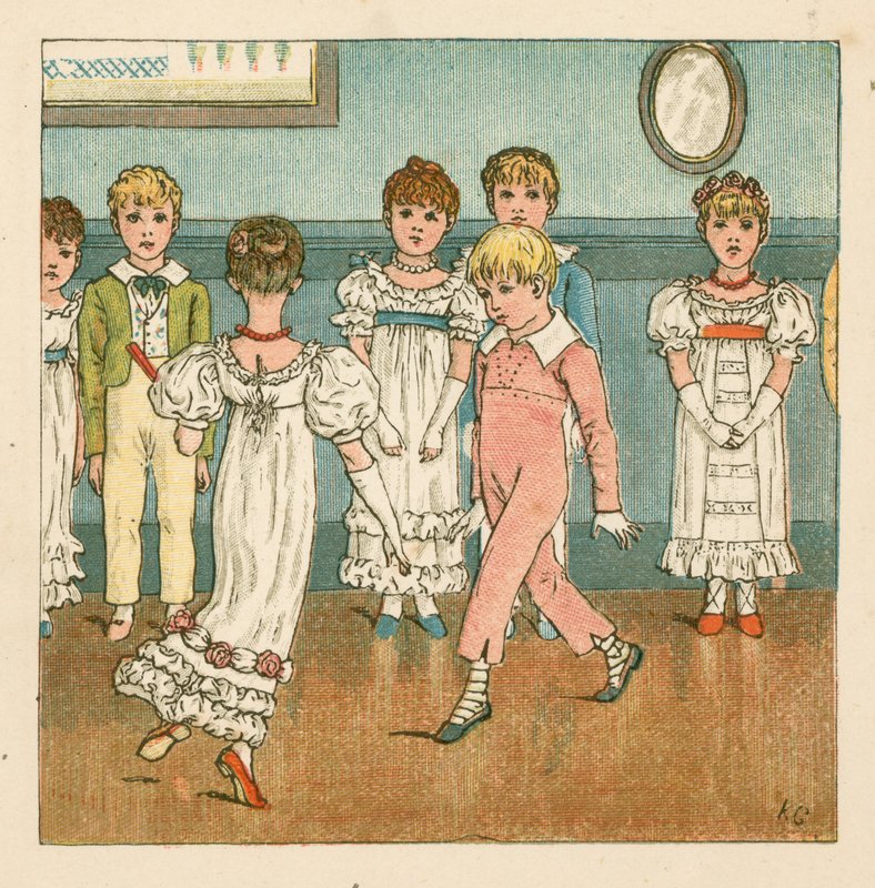 Danslektion av Kate Greenaway