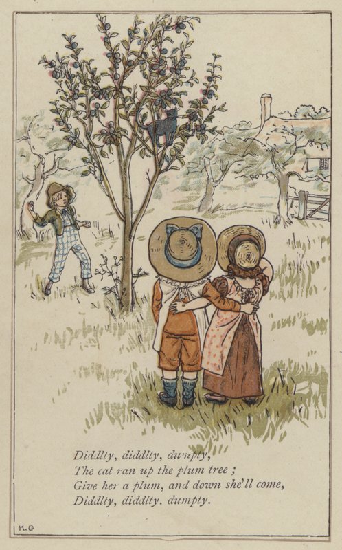 Diddlty, diddlty, dumpty av Kate Greenaway