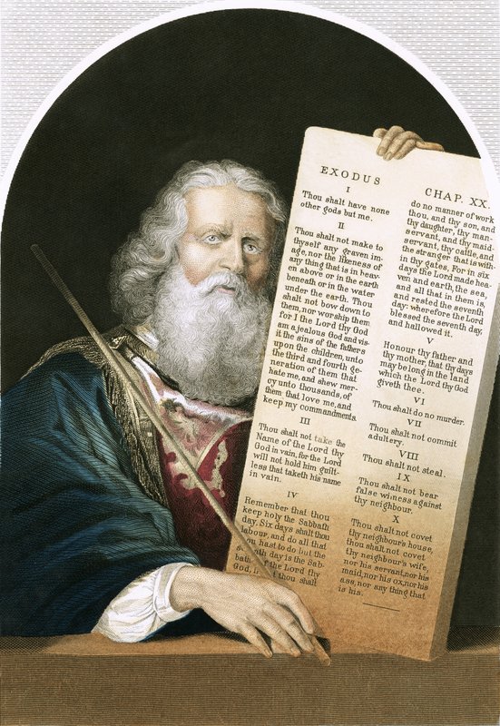 Moses och de tio budorden av Kuhn
