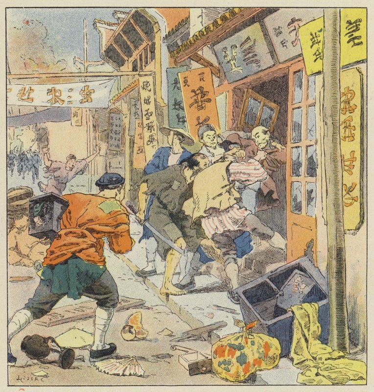 Plundrar i Chinatowns, i Dalny av L. Malespine