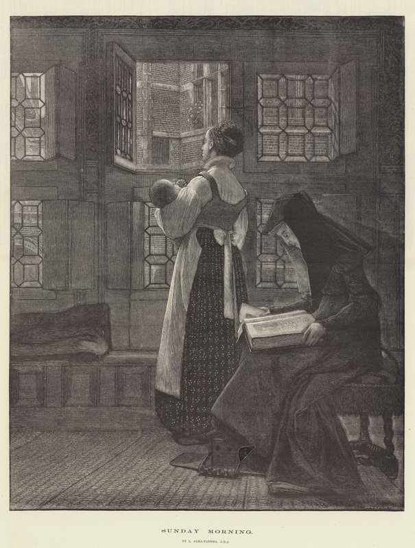 Söndag morgon av Lawrence Alma Tadema