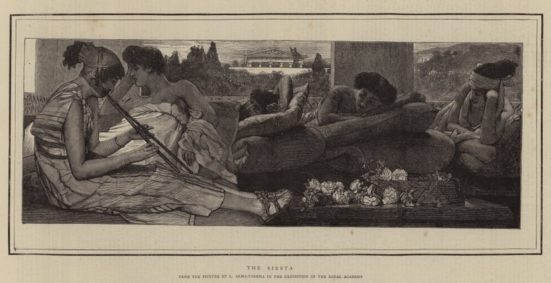 Siesta av Lawrence Alma Tadema