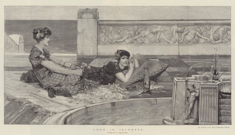 Kärlek i ledighet av Lawrence Alma Tadema