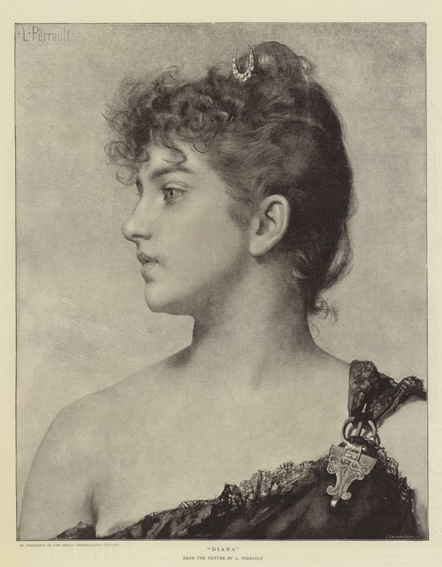 Diana av Leon Bazile Perrault