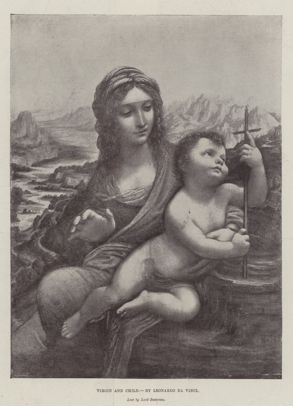 Jungfru och barn av Leonardo da Vinci