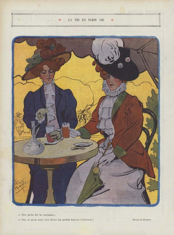 Illustration för Le Rire av Leonce Burret