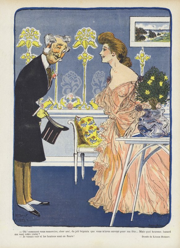 Illustration för Le Rire av Leonce Burret