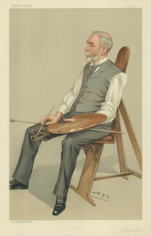 Edward J Poynter av Leslie Matthew Ward