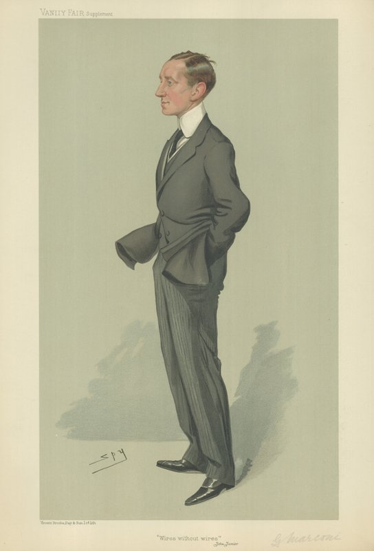 Herr G Marconi av Leslie Matthew Ward