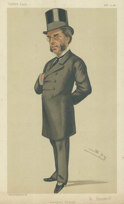 Mr Morgan Howard (färg litho) av Leslie Matthew Ward