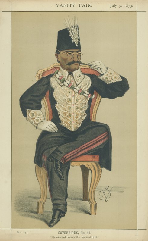 Nasser-Ed-Din-Shah, HONOM Shahen av Persien av Leslie Matthew Ward