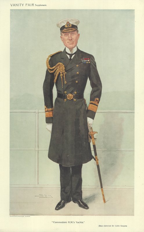 Konteramiral Sir Colin Keppel av Leslie Matthew Ward