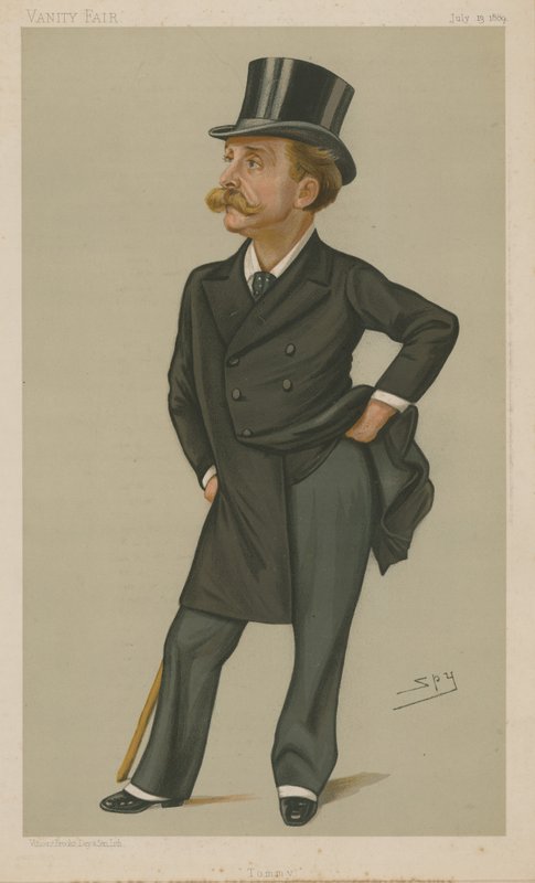 Thomas Gibson Bowles (färg litho) av Leslie Matthew Ward