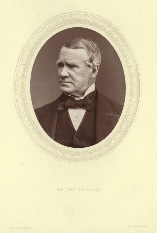 Porträtt av Sir John Hawkshaw av Lock and Whitfield