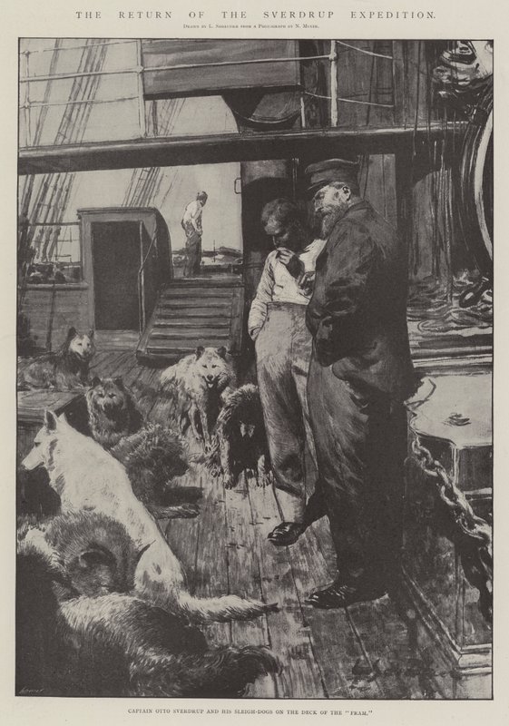 Sverdrup-expeditionen återvänder av Louis Remy Sabattier