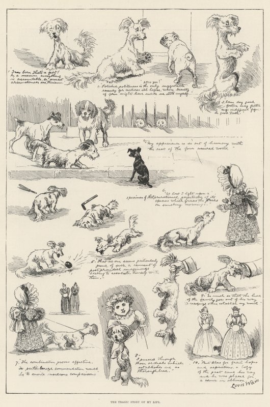 Mitt livs tragiska berättelse av Louis Wain