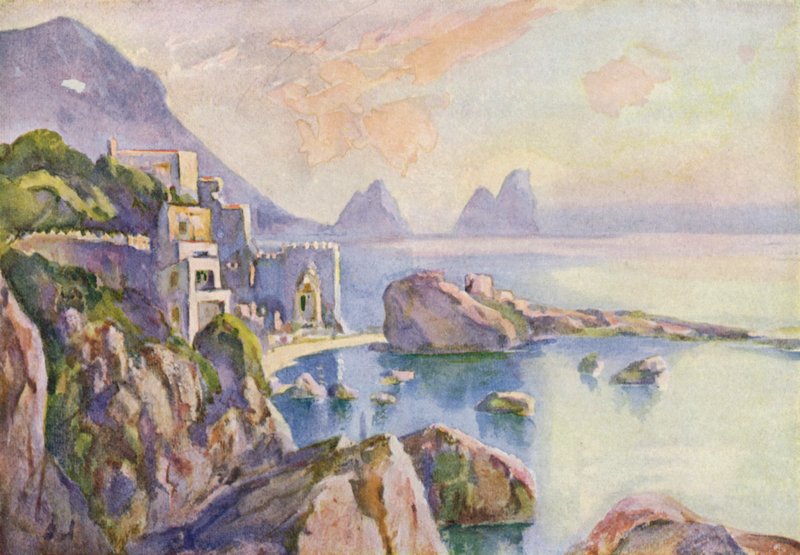 Ön Capri av Louis Burleigh Bruhl