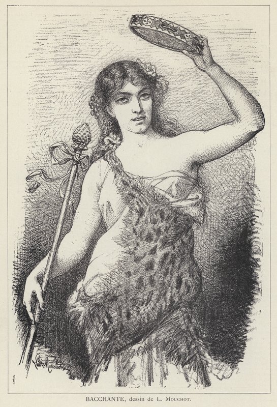 In litho (litho) av Louis Claude Mouchot