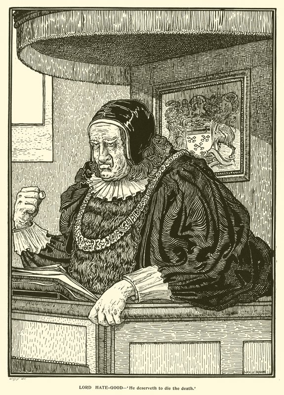 Lord Hate-Good (gravyr) av Louis John Rhead