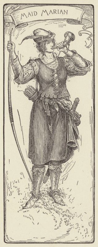 Pigan Marian av Louis John Rhead