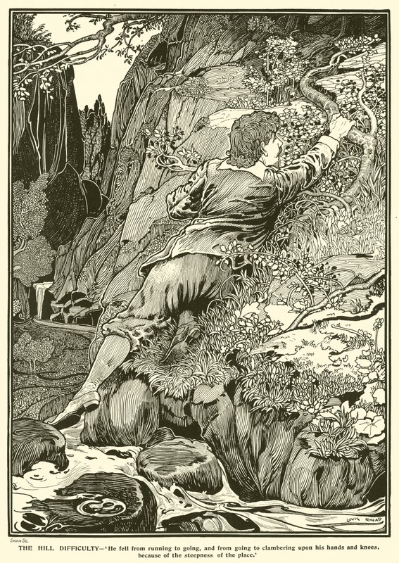 The Hill Difficulty (gravyr) av Louis John Rhead