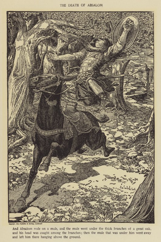 Absaloms död av Louis John Rhead