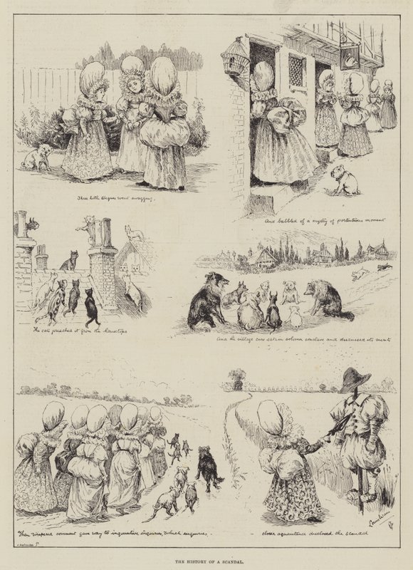 Historien om en skandal av Louis Wain