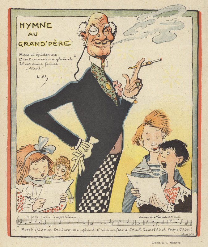 Illustration för Le Rire av Lucien Metivet