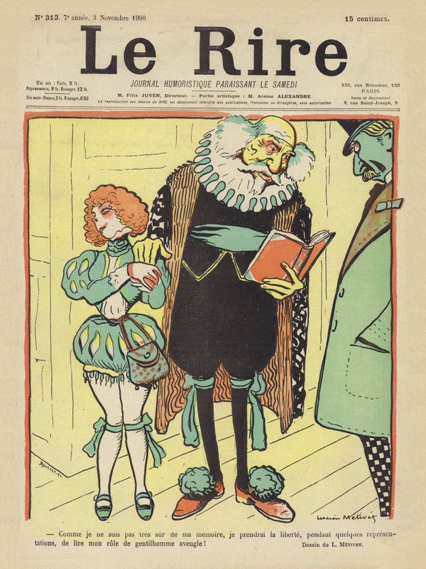 Illustration för Le Rire av Lucien Metivet