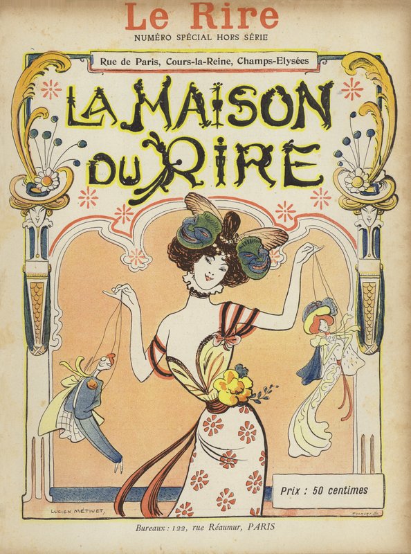 Illustration för Le Rire av Lucien Metivet
