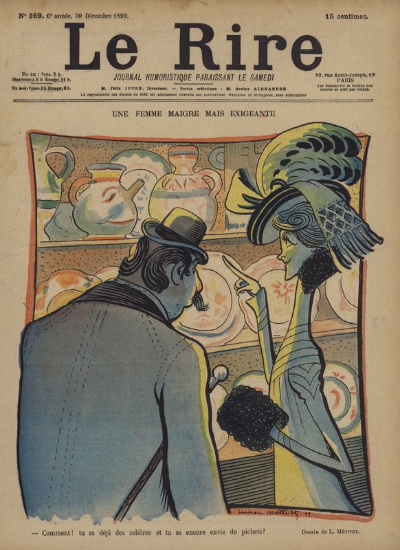 Illustration för Le Rire av Lucien Metivet